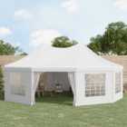 Outsunny 8.9 x 6.5m Decagonal Party Tent