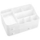 Living and Home White Large Makeup Organiser Storage Drawer