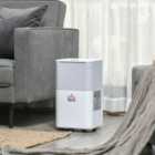 HOMCOM 12L/Day Portable Quiet Dehumidifier for Home, Electric Air De-Humidifier