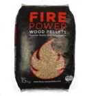 Firepower Wood Pellets 15kg Bag Biomass Stove Heating Fuel and Ooni Pizza Oven 30L