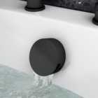 Nes Home Bath Modern Matte Black Filler, Sprung Waste & Overflow And Easy Clean