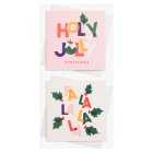 8 Jolly Holly Christmas Cards, each