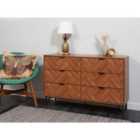 Lloyd Pascal Caldbeck 6 Drawer Chest With Metal Legs