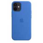 Apple Official iPhone 12 Mini Silicone Case with MagSafe - Capri Blue (Open Box)
