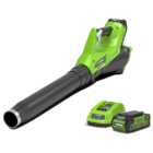 Greenworks 40V Cordless Blower Vacuum Kit with 2Ah Battery