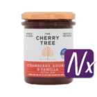 The Cherry Tree Strawberry, Rhubarb & Vanilla Extra Jam 225g