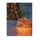 500 LED Treebrights Red & Vintage Gold Multi-action 12.5M Lit Length Green Cable