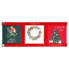 M&S Foliage Charity Christmas Card Pack 15 per pack
