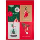M&S Festive Icons Charity Christmas Card Pack 24 per pack