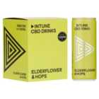 INTUNE Elderflower & Hops Sparkling CBD Drink 4 x 250ml