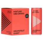 INTUNE Grapefruit & Mint Sparkling CBD Drink 4 x 250ml