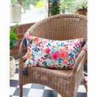 Wylder Posies Polyester Filled Cushion Multicolour/Blue