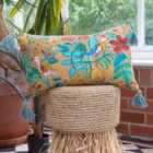 Wylder Orilla Polyester Filled Cushion Multicolour/Teal