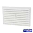Timco - Timloc Internal Plastic Hit and Miss Louvre Grille Vent - White - 1209W (Size 260 x 170 - 1 Each)