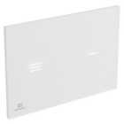 Ideal Standard Symfo NT1 electronic Wall-mounted White Dual Flushing plate with No-touch activation (H)220mm (W)150mm