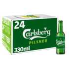 Carlsberg Pilsner Danish Lager Beer Bottles 24 x 330ml