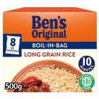 Bens Original Boil In Bag Long Grain Rice 8 x 62.5g