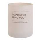 Sainsbury's Home Thanks For Being You Slogan Candle