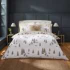 Dorma Purity Brushed Cotton Stag Duvet Cover & Pillowcase Set