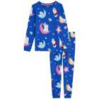 M&S Cats Pyjamas, 7-12 Years, Blue