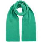 M&S Ribbed Knit Scarf Green