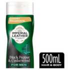 Imperial Leather Black Pepper & Cedarwood 2 in 1 Hair and Body Wash for Men 500ml