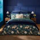 Dorma Brushed Cotton Woodland Stag Duvet Cover & Pillowcase Set