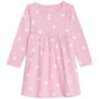M&S Heart Dress, 0 Months-3 Years, Pink