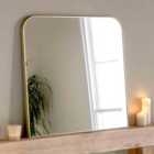 Yearn Minimal Mantle Mirror Gold 100X100Cm