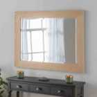 Yearn Oak Framed Mirror Bevelled 94X69