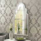 Yearn Moroccan Style White Mirror 98(h)x52Cm(w)