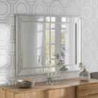 Yearn Framed Soft Champagne Bevelled Wall Mirror 105X77Cm
