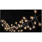 Raraion - 160 Multi Action Warm White Star Cluster Micro Brights with Timer