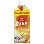 Lenor Fabric Conditioner Citrus & White Verbena 42 Washes 1386ml