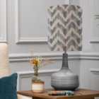 Eris Table Lamp with Savh Shade