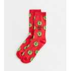 Red Brussel Pout Christmas Socks