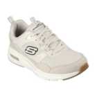 Skechers Off White Suede Leather Skech Air Court Trainers