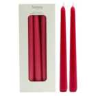 Nutmeg Home Red Dinner Candles 10 per pack