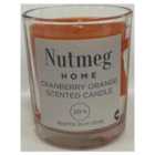 Nutmeg Home Waxfill Glass Cranberry Orange