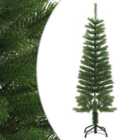 Berkfield Artificial Slim Christmas Tree with Stand 120 cm PE