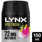 Lynx Epic Fresh Antiperspirant, 150ml