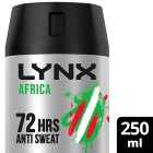 Lynx Africa Antiperspirant, 250ml