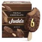 Jude's Triple Chocolate Minis 6 x 50ml