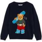 M&S Spencer Bear Knitted Jumper, 2-7 Years