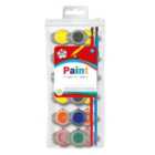 18 Poster Paints & 2 Brushes 18 per pack