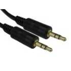 Newlink 3.5mm Stereo Cable (Black) 0.5m