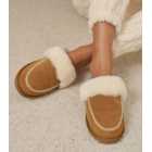 Loungeable Tan Real Sheepskin Slippers