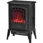 HOMCOM Ava Flame Effect Electric Fireplace Heater