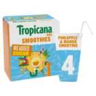 Tropicana Kids Pineapple & Mango Smoothie 4 x 150ml