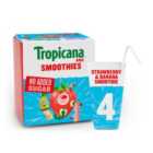 Tropicana Kids Strawberry & Banana Smoothie 4 x 150ml